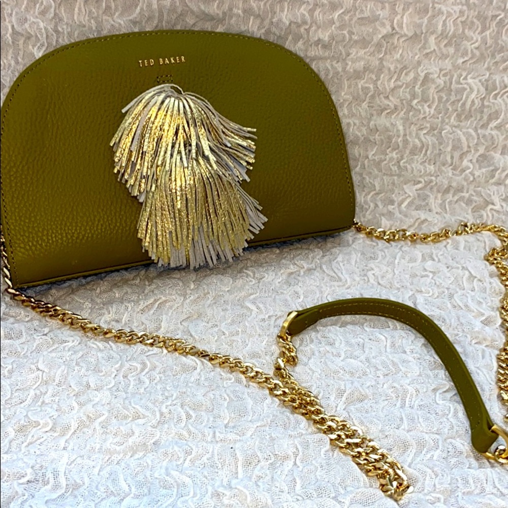 Ted Baker leather Pom crossbody